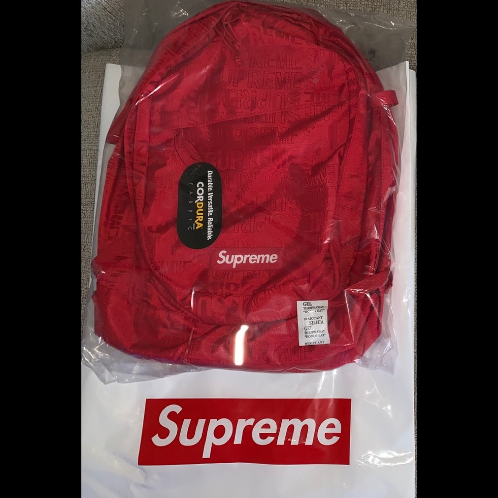 Supreme SS 19 week 1 Red Backpack